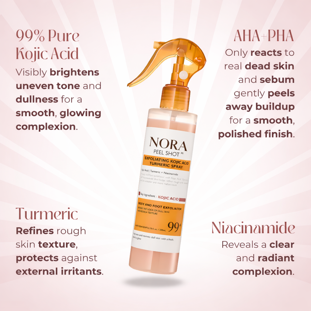 BODY PEEL SHOT 99% Pure Kojic Acid + Turmeric